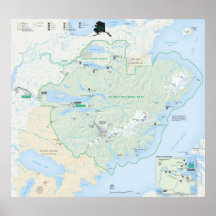 Parque nacional de Katmai Poster