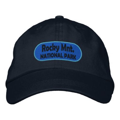 Parque Nacional de las Montañas Rocosas Gorra Bordada Parque Nacional de las Montañas Rocosas Gorra Bordada