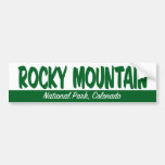 Parque Nacional de las Montañas Rocosas Etiqueta De Parachoque