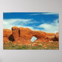 Parque nacional de los arcos poster