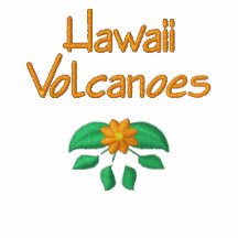 Parque nacional de los volcanes de Hawaii Polo Bordado