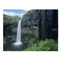 Parque nacional de Skaftafell, cascada de Svartifo Postal