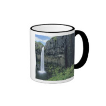 Parque nacional de Skaftafell, cascada de Svartifo Tazas De Café
