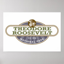 Parque nacional de Theodore Roosevelt Posters