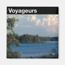 Parque nacional de Voyageurs Imán De Nevera