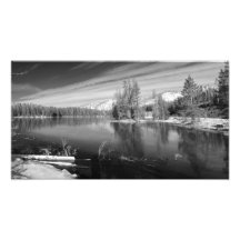 Parque nacional de Yellowstone del lago Sylan Impresión Fotográfica