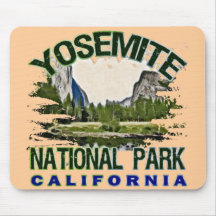 Parque nacional de Yosemite, California Alfombrillas De Ratones