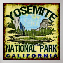 Parque nacional de Yosemite, California Poster