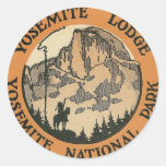 PARQUE NACIONAL DE YOSEMITE - VIAJE DEL VINTAGE pegatinas