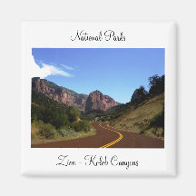 Parque nacional de Zion - imán de los barrancos de