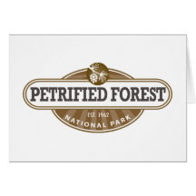 Parque nacional del bosque aterrorizado tarjeta