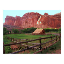 Parque nacional del filón del capitolio, Utah Tarjetas Postales