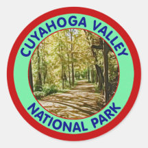 PARQUE NACIONAL DEL VALLE DE CUYAHOGA PEGATINA