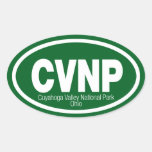Parque nacional del valle de Cuyahoga Pegatina De Ovaladas