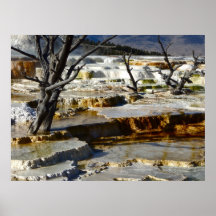 Parque nacional gigantesco de Yellowstone Impresiones