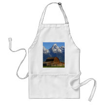Parque nacional magnífico de Teton del granero mor Delantal