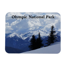 Parque nacional olímpico 3"" imán x4