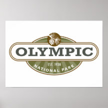 Parque nacional olímpico poster