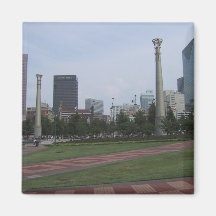 Parque olímpico de Centenial en Atlanta céntrica,  Imanes Para Frigoríficos