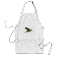 Parrakeet abisinio de Edward Lear Delantal