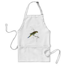 Parrakeet Undulated de Edward Lear) Delantales