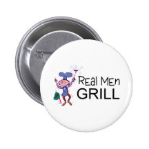 Parrilla real de los hombres pins