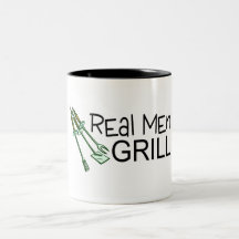 Parrilla real de los hombres tazas de café