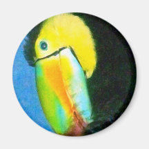 PARTE DE TOUCAN IMÁN DE FRIGORÍFICO
