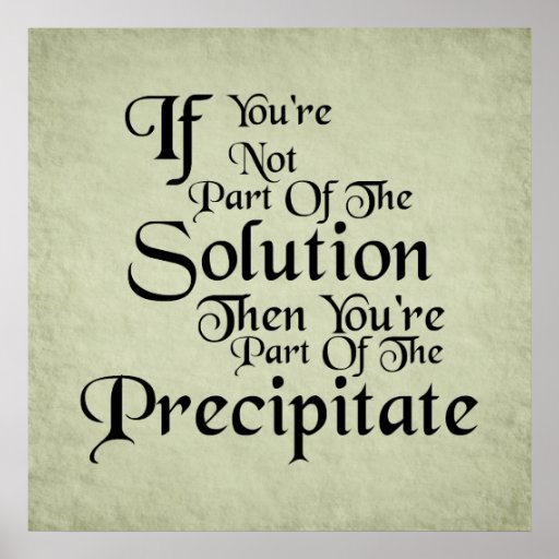 Parte del poster del precipitado