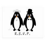 Parte movible de la postal de RSVP del pingüino