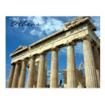parthenon Atenas Tarjeta Postal