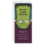 Partido Invita de la bola el | Halloween del monst invitaciones