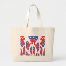 Partido Republicano del elefante Bolsa Lienzo