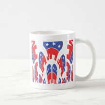 Partido Republicano del elefante Tazas