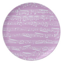 Partitura rosada platos para fiestas