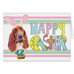 Pascua Basset Hound Felicitación