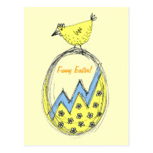¡Pascua divertida! - Postal de los saludos
