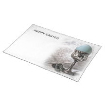 Pascua elegante Placemats Mantel