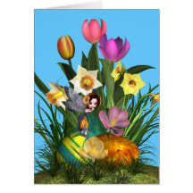 Pascua Fae Tarjetas
