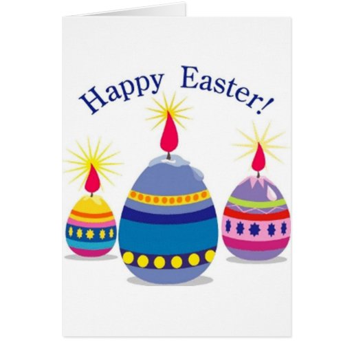 Pascua feliz 3 huevos felicitaciones