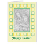 Pascua feliz - él es tarjeta subida