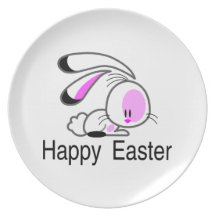 Pascua feliz plato para fiesta