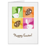 Pascua feliz tarjeton