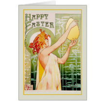 Pascua feliz tarjetón