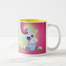 Pascua feliz taza