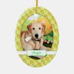 Pascua - golden retriever - Augie Ornamento Para Arbol De Navidad