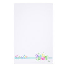 Pascua inmóvil papelería personalizada