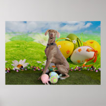 Pascua - Weimaraner - Nevaeh Impresiones