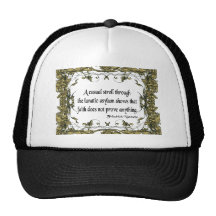 Paseo casual de la cita de Nietzsche con el loco Gorras