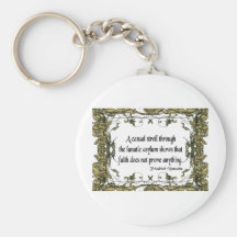 Paseo casual de la cita de Nietzsche con el loco Llavero Personalizado